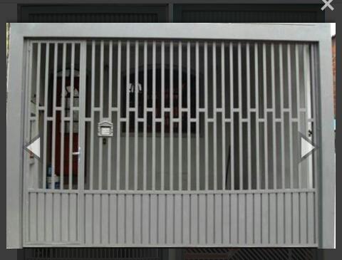 Portão automático moderno